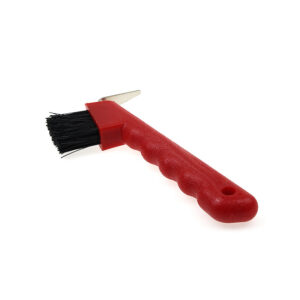 Metal Plated Horse Hoof Pick With Plastic Handle CB9040