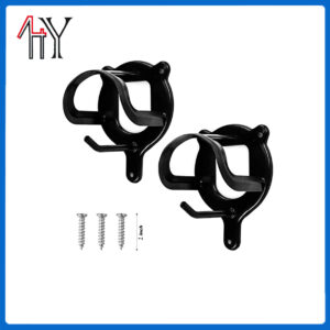 6-Piece Metal Saddle Hook Set with Expansion Tubes and Screws