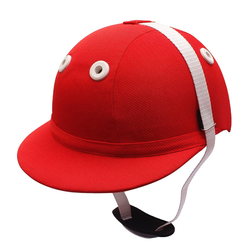 Polo Helmet Riding Hat Red One Size