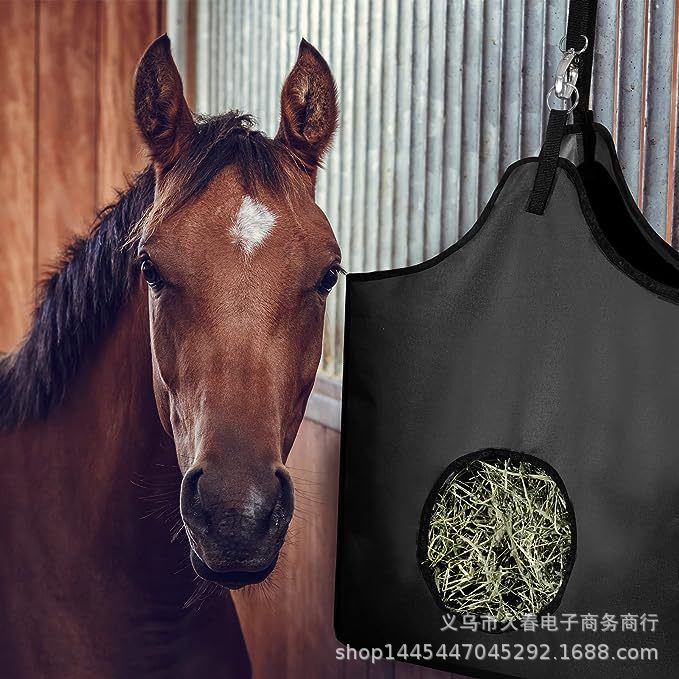 Cross-Border Equestrian Horse Hay Bag Slow Feeder Leak-Proof
