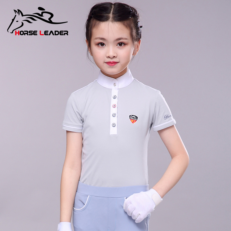 Summer Equestrian T-Shirt Short-Sleeve For Children