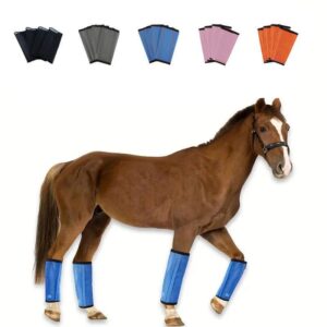 Horse Protective Gear Leg Wraps Anti-Insect Fly Boots Equestrian