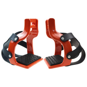 Carbon Fiber Safety Stirrup with Rubber Net Cover ST4101