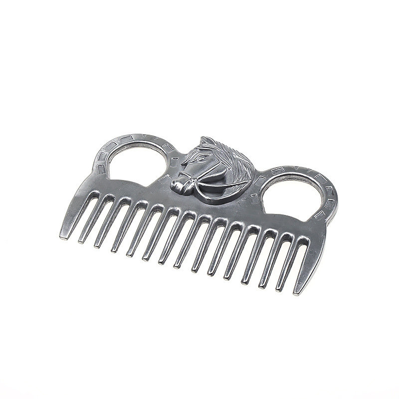 Metal Horse Comb Pet Comb Brush Surface Polished CB9050