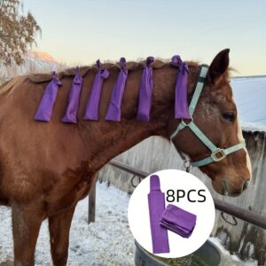 8-Piece Horse Mane Protection Cover Windproof And Wear-Resistant