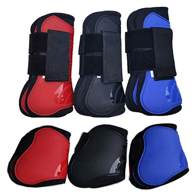 PU Hard Shell Horse Jumping Leg Protectors Equestrian Equipment