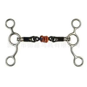 Stainless Steel Blackened Copper Spring Horse Bit English