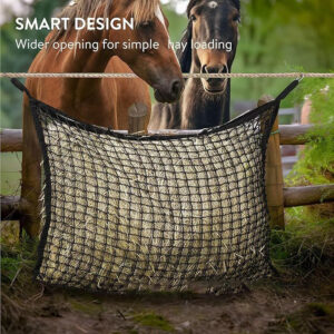 Two Piece Hanging Slow Feed Hay Bag for Horses