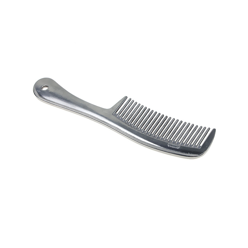 Metal Aluminum Horse Comb Polished Surface Pet Comb CB9051