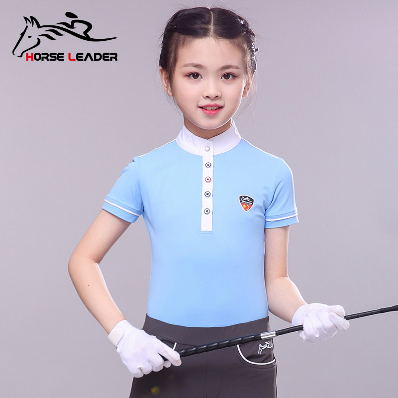 Summer Equestrian T-Shirt Short-Sleeve For Children