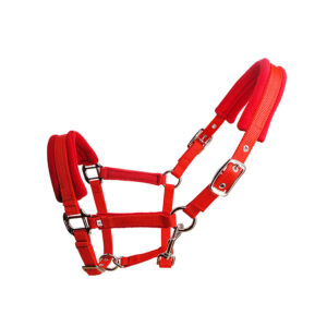 20mm Wide Webbing Horse Halter Zinc Alloy Nickel-Plated Buckle with Sponge Pad LT1006