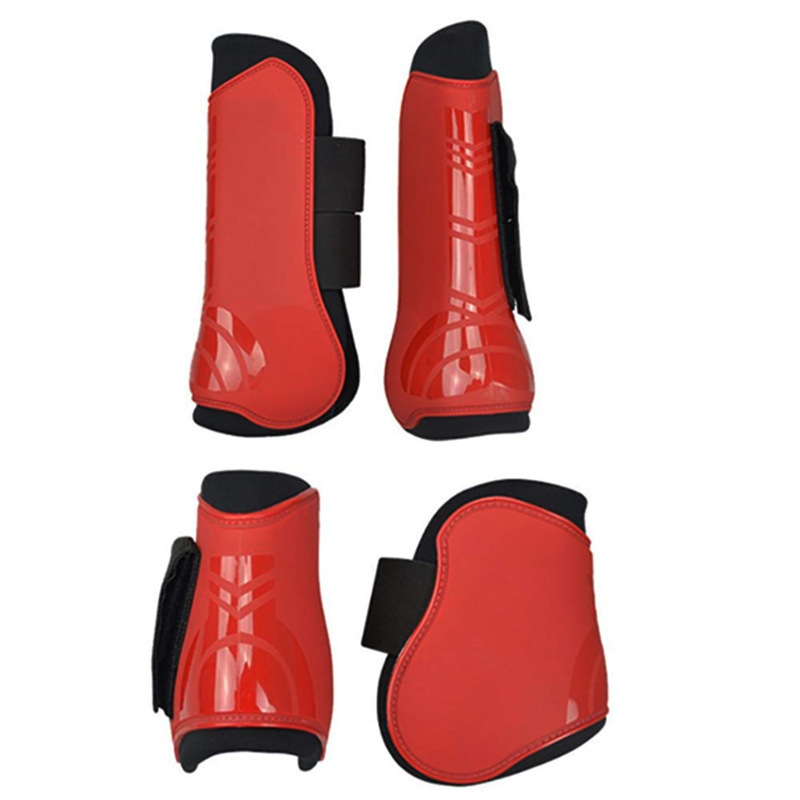 PU Hard Shell Horse Jumping Leg Protectors Equestrian Equipment