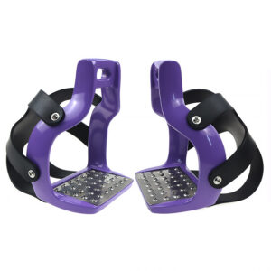 Colored Die-Cast Aluminum Stirrup with Stainless Steel Pad ST3116R