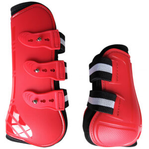 Horse Tendon Boots PU Neoprene Jumping Leg Protection