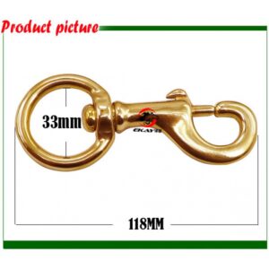 Brass Large Hook Horse Rope Snap Spring Hook