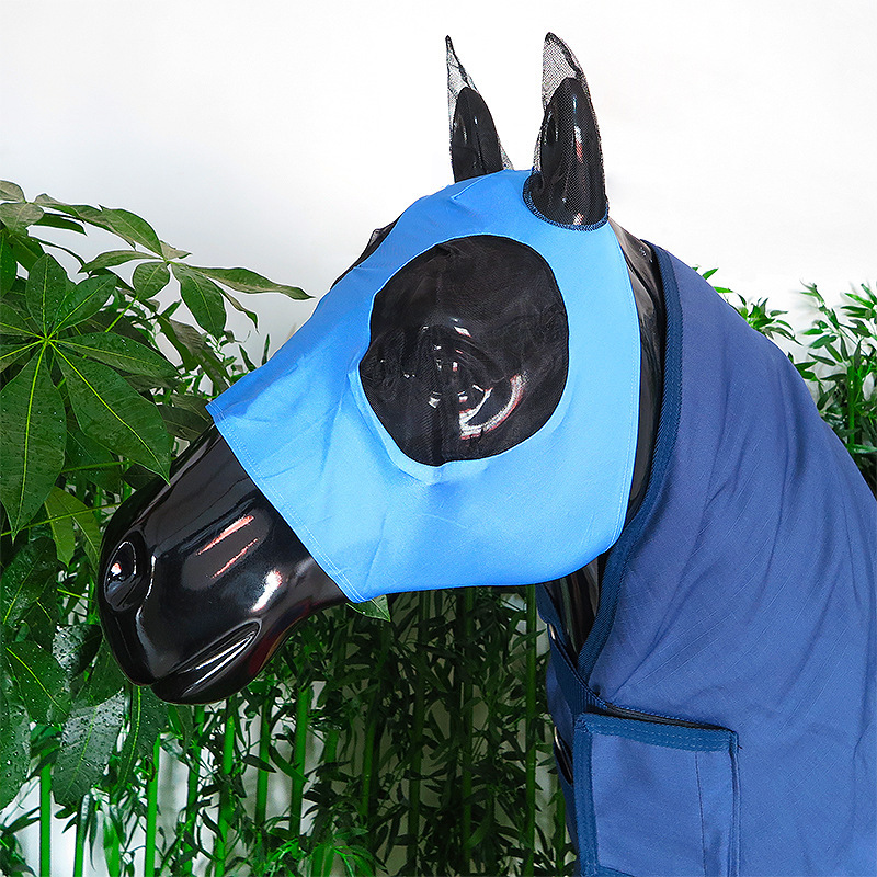 Nylon Horse Fly Mask with Ears Mesh