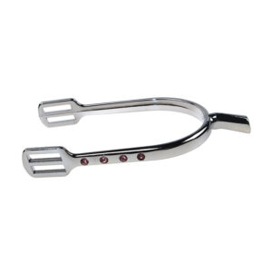English Ladies Zinc Alloy Spurs with Pink Crystal SP6114Z