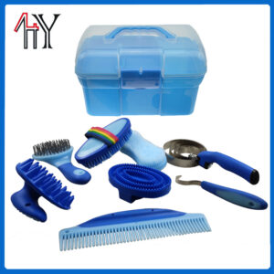 Large Toolbox Horse Grooming Kit With Brushes