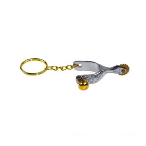 Zinc Diecasting Horse Spur Key Ring with O Ring K003
