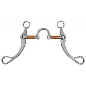 Stainless Steel Western Bit with Copper Barrels BT1131