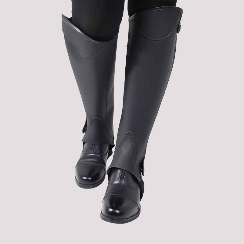 Custom Microfiber Horse Riding Half Chaps Leg Guards