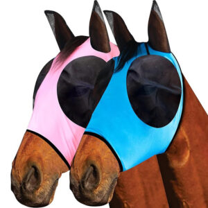 Breathable Mesh Lycra Horse Fly Mask with Ears
