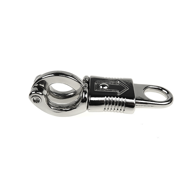 Zinc Alloy Nickel Plated Horse Rope Panic Snap 14 mm BKZ8054