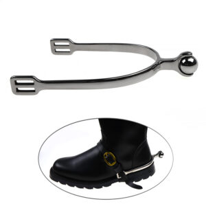Stainless Steel English Spurs with Roller Balls SP6110