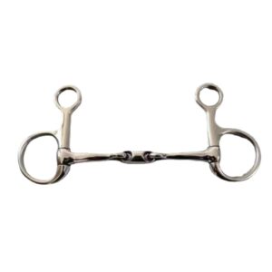 Stainless Steel Horse Bit With Red Copper Mouth And Stirrup