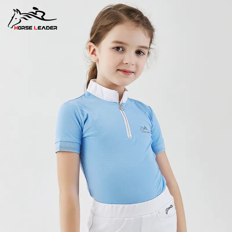 Summer Short-Sleeve Equestrian T-Shirt For Children