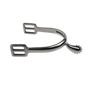 Stainless Steel English Horse Spur with Rowel Men's SP6121