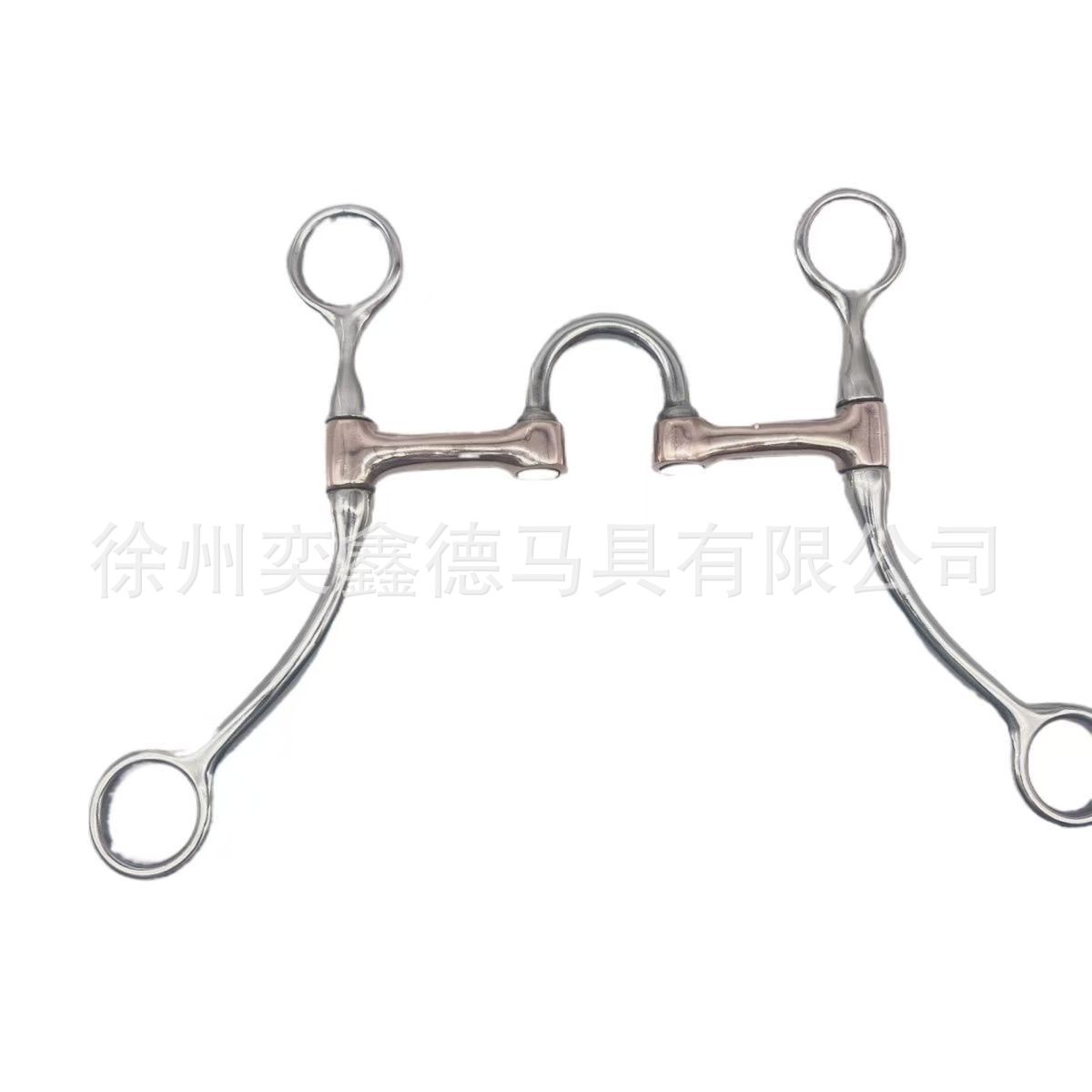 Western Horse Bit Stainless Steel Red Brass Mouthpiece