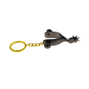 Zinc Diecasting Horse Spur Key Ring with O Ring K004