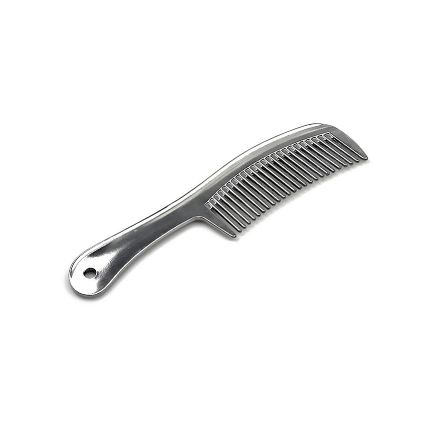 Metal Aluminum Horse Comb Polished Surface Pet Comb CB9051