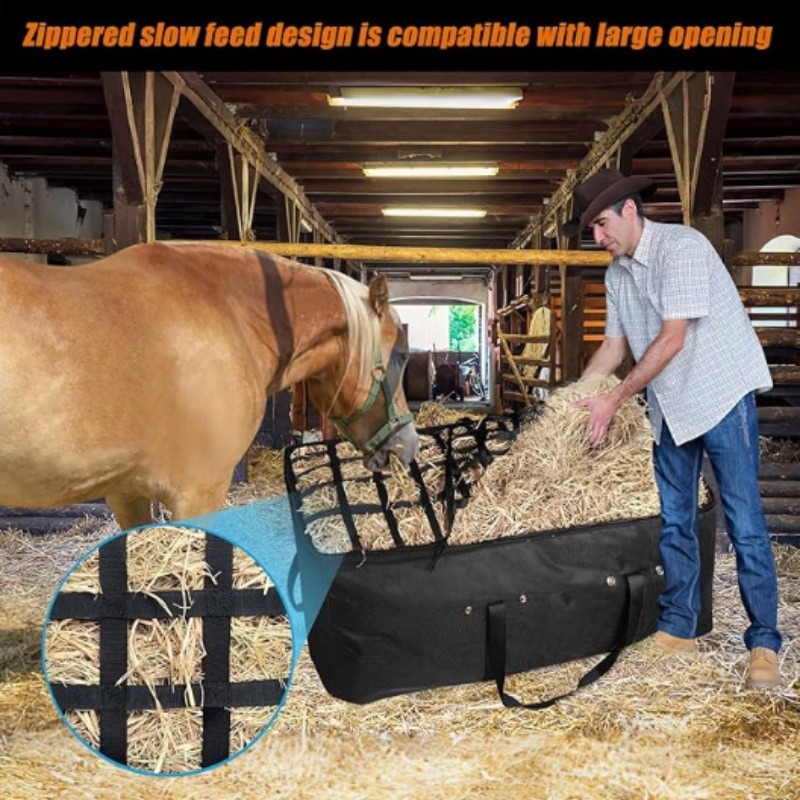 Foldable Portable Hay Bag For Horses - Image 3