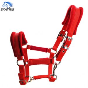 Thick Webbing Horse Halter With Metal Eyelets And Fleece Padding LT2005