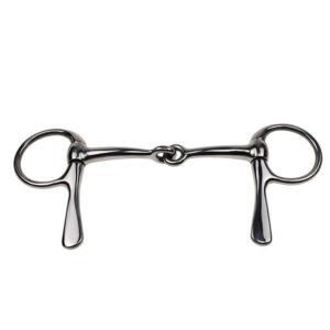 Stainless Steel Half Cheek Bit 125mm Mouth Solid
