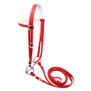 PVC Horse Bridle with Stainless Steel Hollow Mouth Bit LT5004