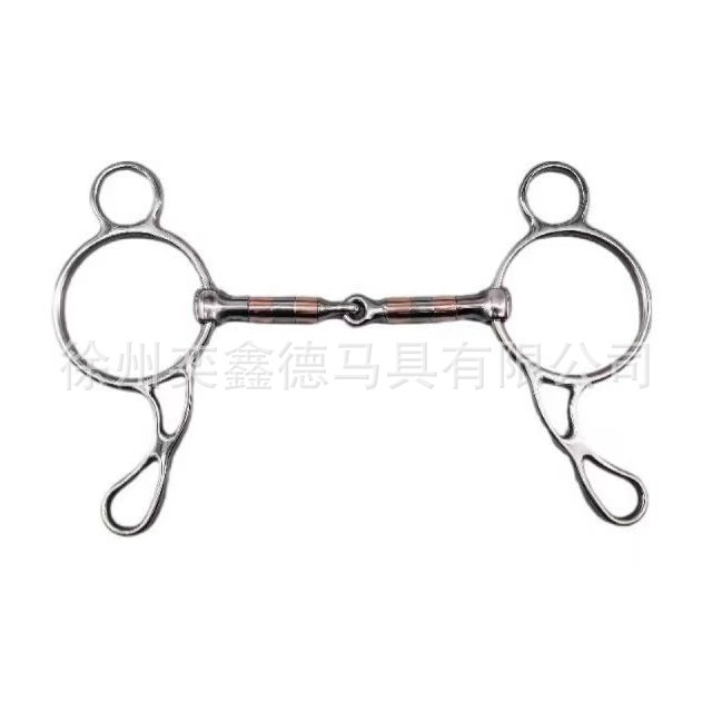 Large Horse Bit 60 Degree Rotation Copper
