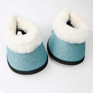 Glitter Horse Hoof Boots Fleece PU Leather Protection