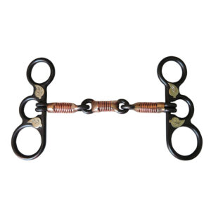 Western Training Bit German Silver Trim 127mm