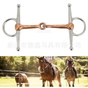 304 Stainless Steel Red Copper Horse Bit Equestrian Tack