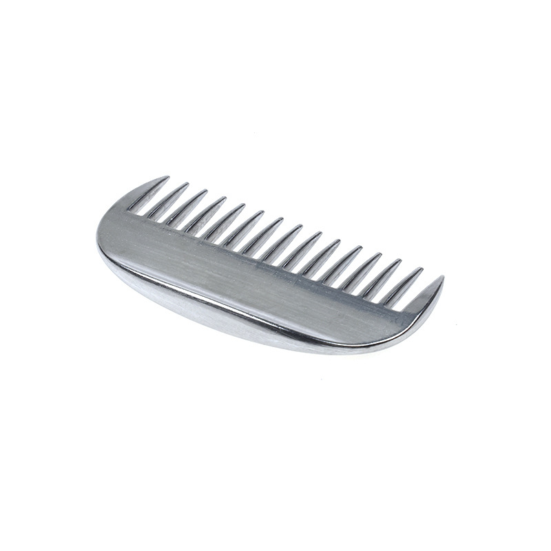 Aluminum Horse Comb Pet Comb Polished CB9059