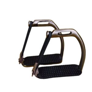 Stainless Steel Gold Plated Horse Stirrup And Spurs Rose Gold