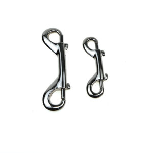 Zinc Alloy Nickel Plated Double End Panic Snap Silver BKZ8078