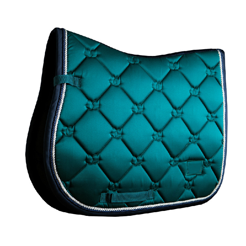 Factory Jumping Saddle Pad Satin Fabric Breathable Gradient