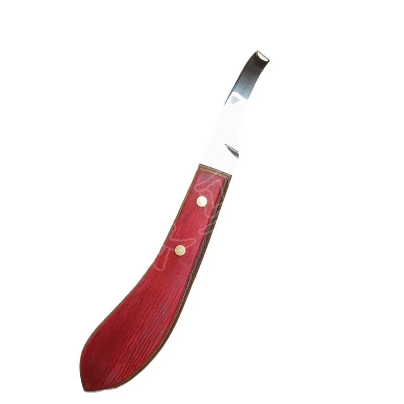 Left Hand Single-Sided Hoof Knife Stainless Steel