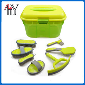 Horse Grooming Tool Box Set PP TPE 32.3x22.5x20.5 cm