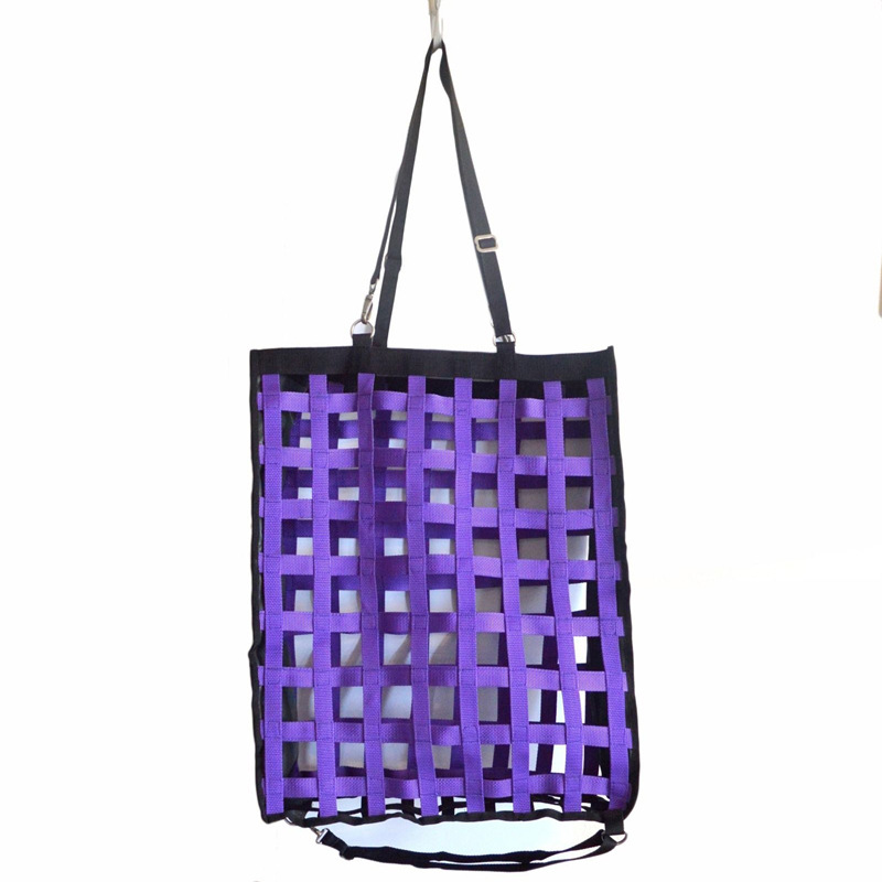 Small Hole Hay Net Slow Feed Bag Equestrian