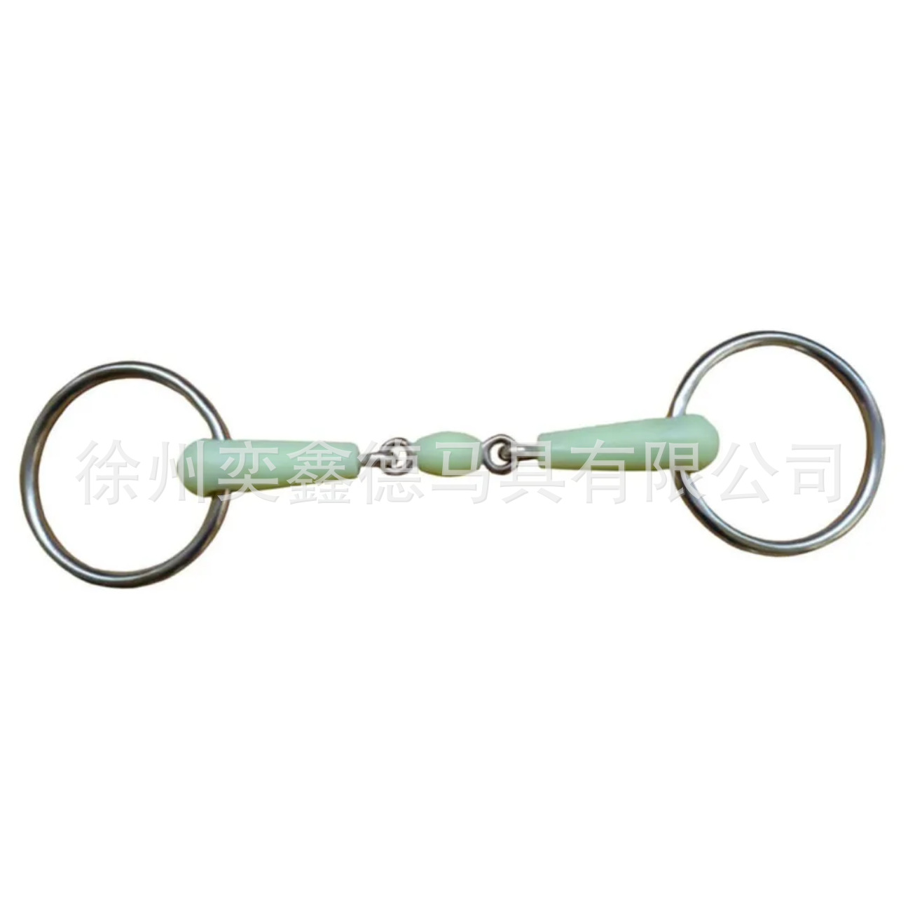 Apple Flavor Three-Piece Soft Rubber Horse Bit Stainless Steel